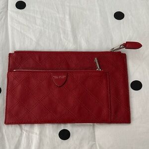 Like New : Marc Jacobs Scarlet Quilted Clutch